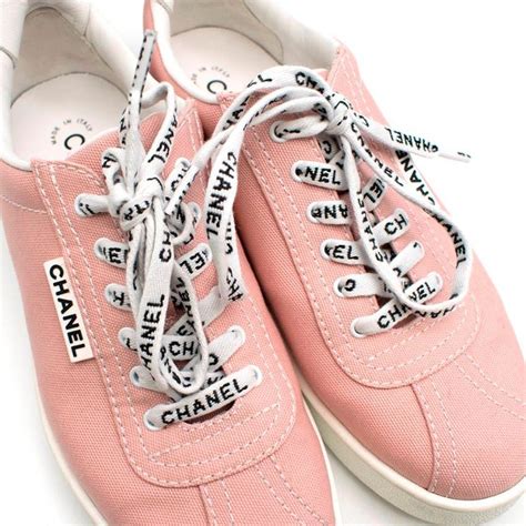 chanel sneaker damen pink|chanel sneakers pink laces.